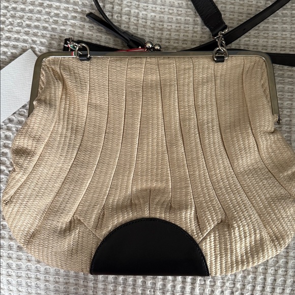 Beige and Black Women's Bag - Picture 3 of 6